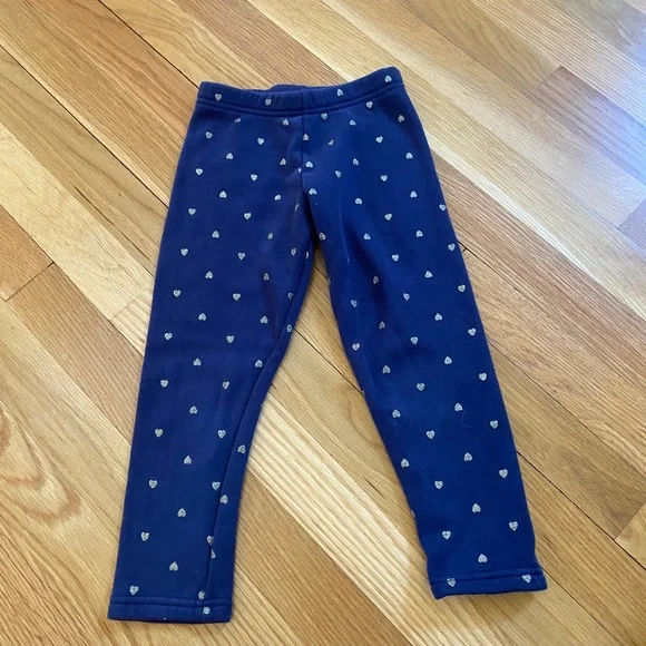Carters girls fleece lined leggings